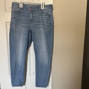 American Eagle Outfitters Blue Ankle Jeans